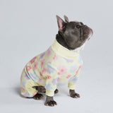 Hunde Pyjama - Blumen Gelb