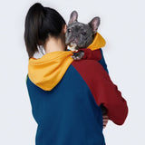 Buntstift Farbe Block Hund Hoodie