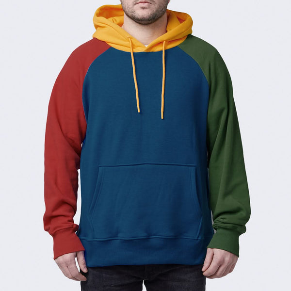 Buntstift Farbe Block Hoodie