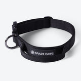 Taktisches Hundehalsband- und Leinen-Set - Schwarz