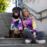 Samtiger Hunde Hoodie - Beerenlimonade