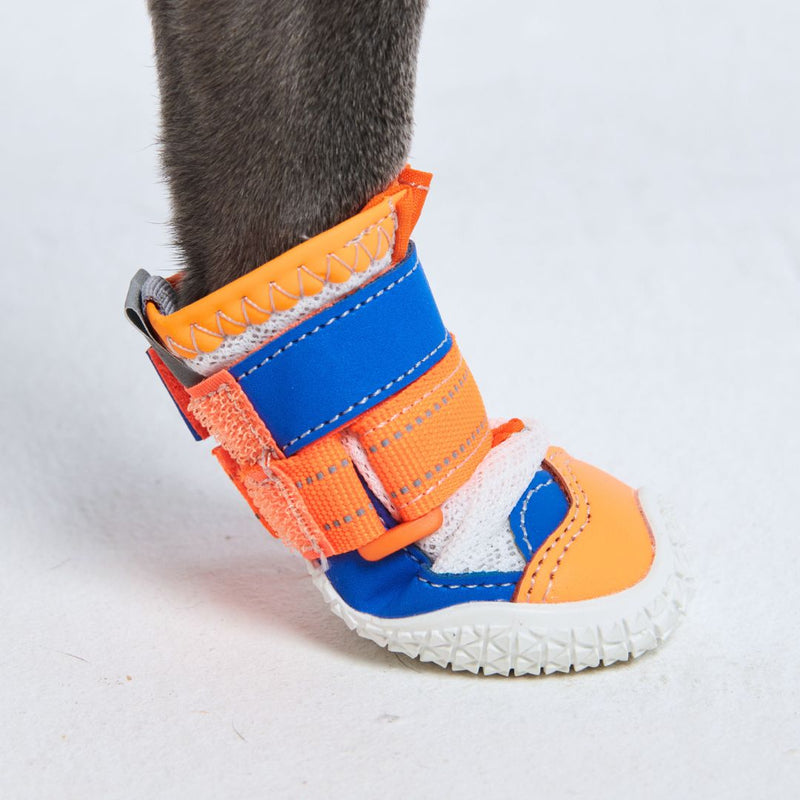 Hot Pavement Pawtector Hundeschuhe – Orange Blau