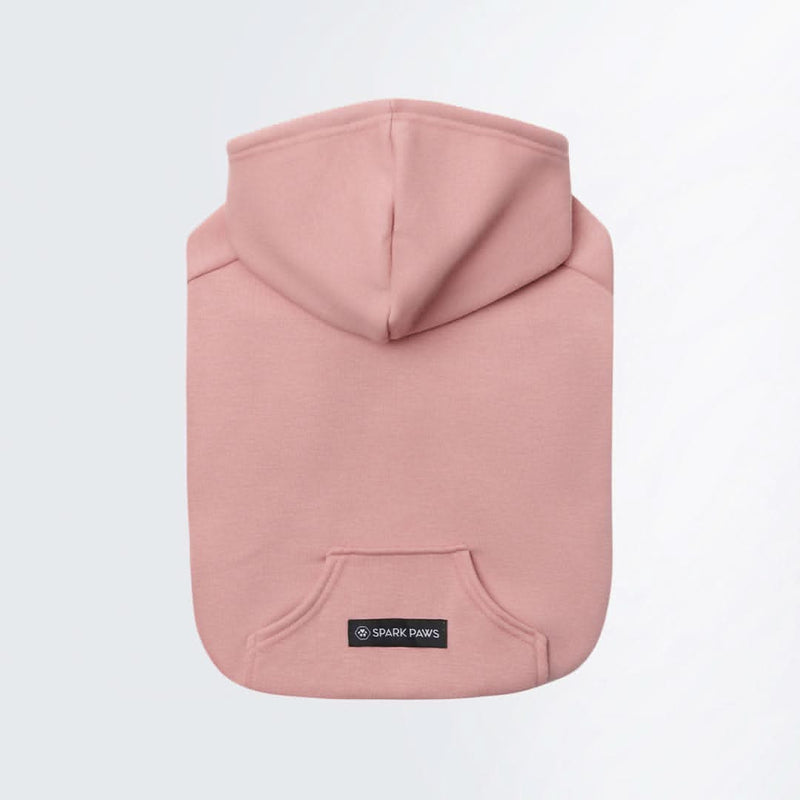 Essentielles Hunde Hoodie - Blassrosa