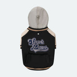 Hund-Collegejacke - Schwarz