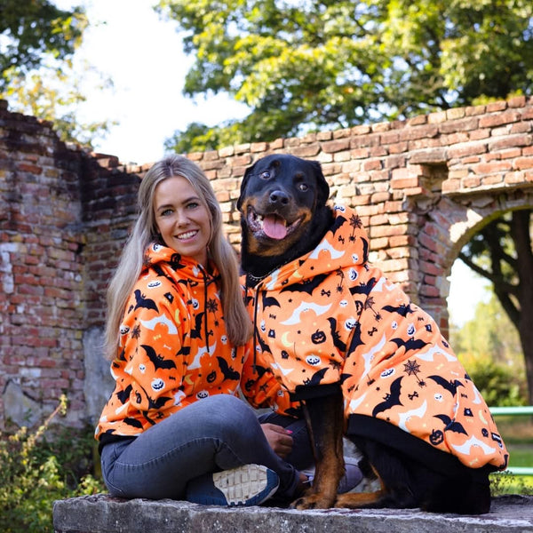 Halloween Menschen Kapuzenpullover - Orange