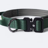 Taktisches Halsband für große Hunde - Grün