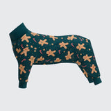 Weihnachtspyjama für Hunde - Lebkuchenmann