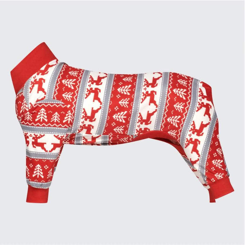 Weihnachtspyjama für Hunde - Winterwunderland