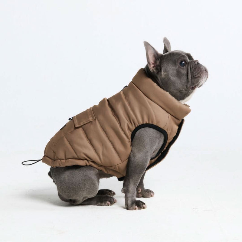 Wasserabweisende WarmShield-Jacke – Hellbraun