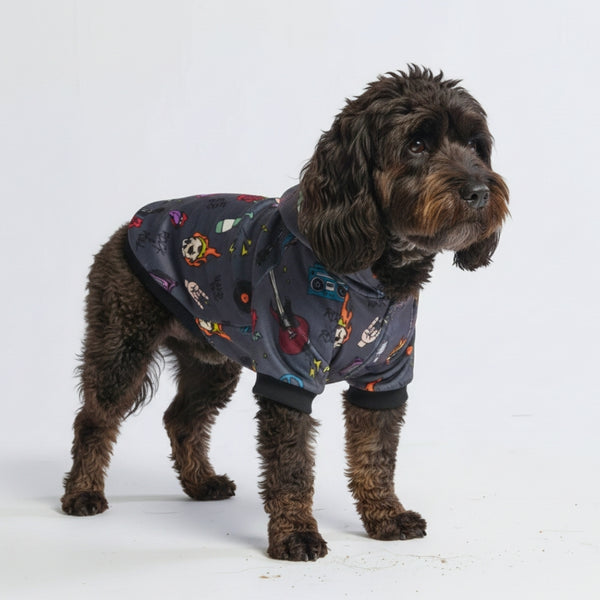 Rock and Roll Hundehoodie