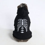 Halloween-Hundeh hoodie – Skelett