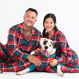 Green Red Plaid PJ||size:S,M,L,XL,2XL,3XL,4XL,5XL