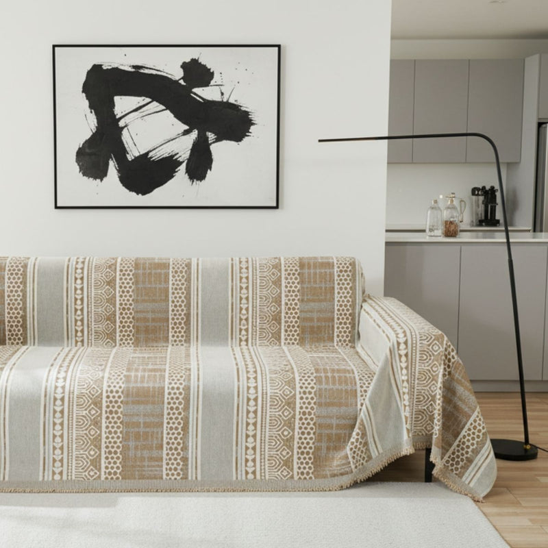 Sofabezug – Moderner Mosaik Beige