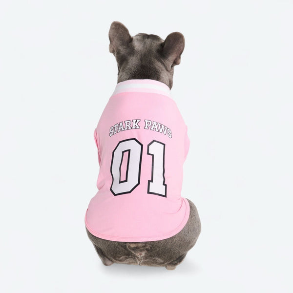 Football-Mesh-Trikot - Rosa