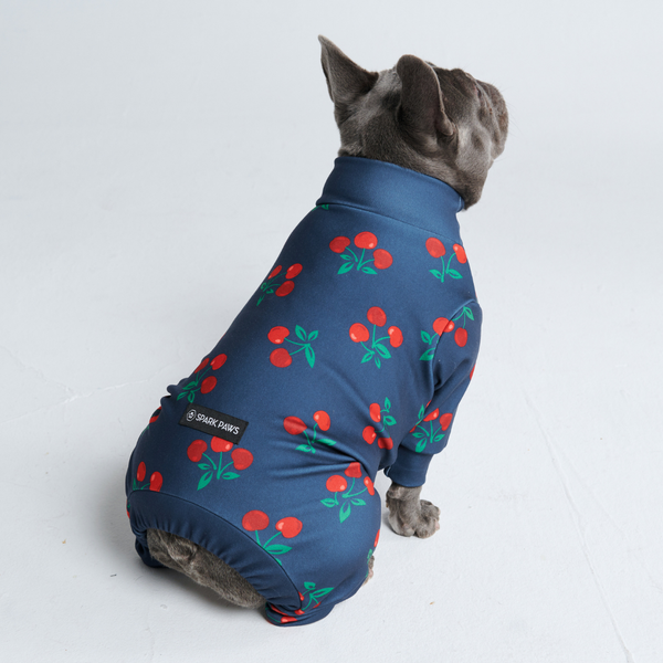 Hunde Pyjama - Kirschen