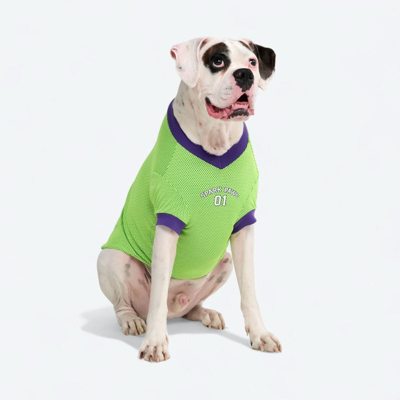 Football-Mesh-Trikot - Limettengrün