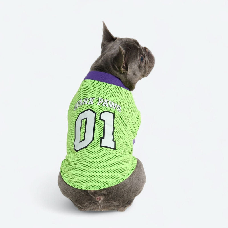 Football-Mesh-Trikot - Limettengrün