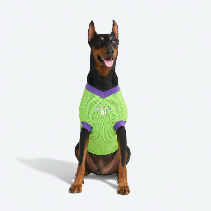 Football-Mesh-Trikot - Limettengrün