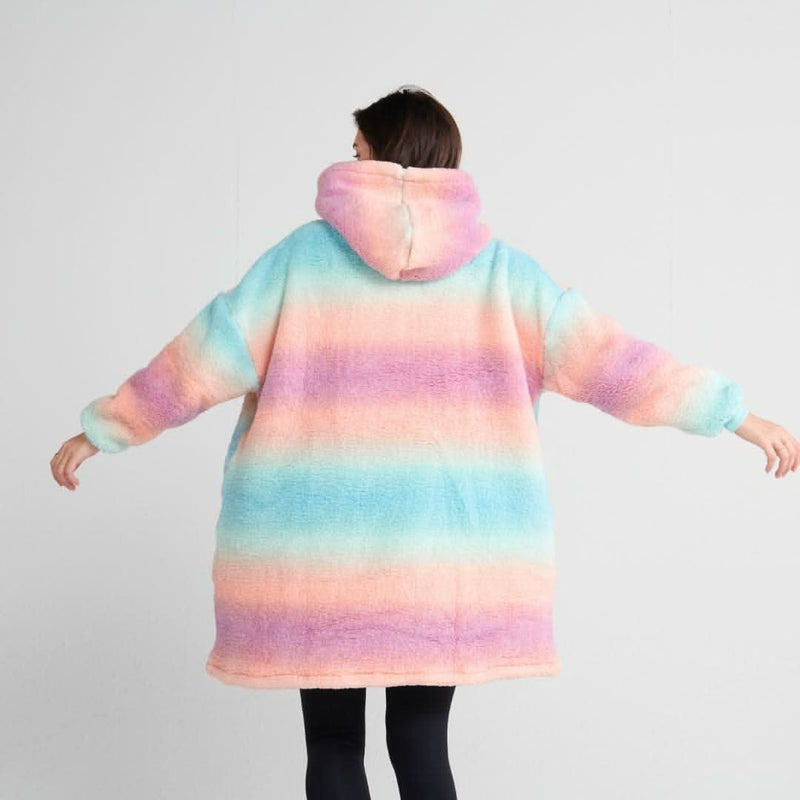 Fluffdreams™ Übergroßer menschlicher Hoodie - Pastell Zuckerguss