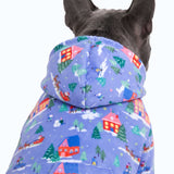 Christmas Dog Hoodie - Snow Day Village||size:S,M,L,XL,2XL,3XL,4XL,5XL