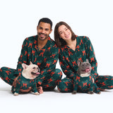 Human Pajama Pants - Mistletoe Night||size:S,M,L,XL,2XL
