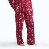 Human Pajama Pants - Teddy Christmas||size:S,M,L,XL,2XL