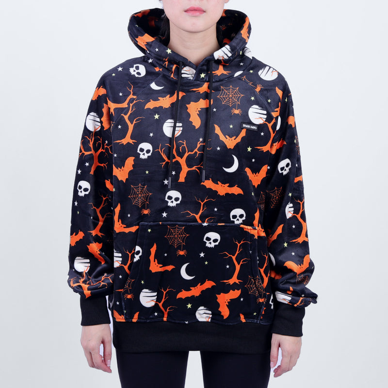 Halloween Menschen Kapuzenpullover - Schwarz