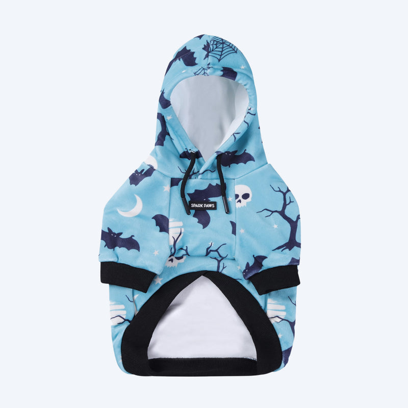 Halloween Hundehoodie - Blaugrün