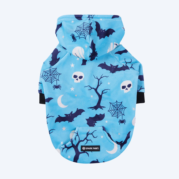 Halloween Hundehoodie - Blaugrün