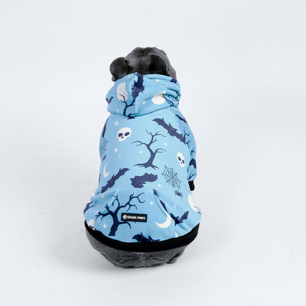 Halloween Hundehoodie - Blaugrün