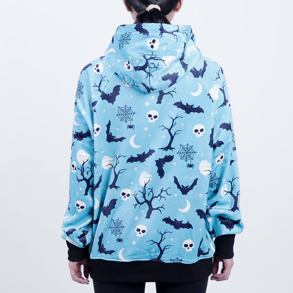 Halloween Menschen Kapuzenpullover - Blaugrün