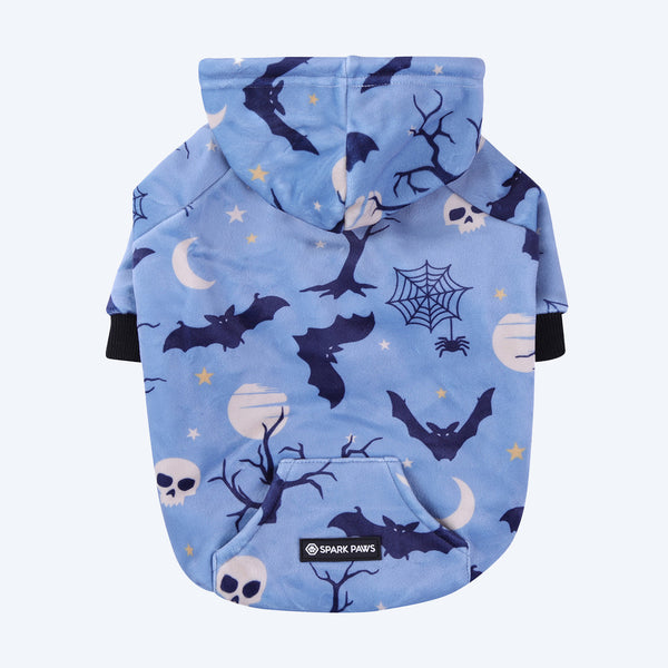 Halloween Hundehoodie - Blau
