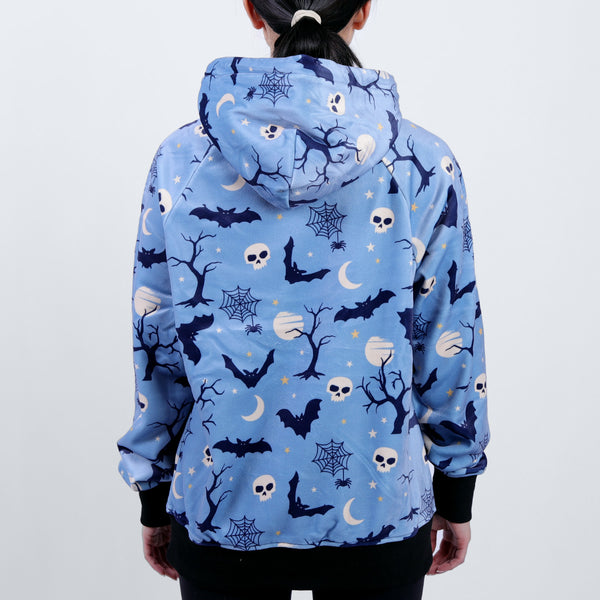 Halloween Menschen Kapuzenpullover - Blau