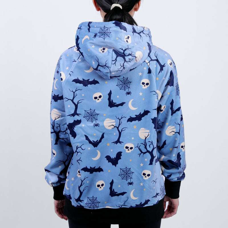 Halloween Menschen Kapuzenpullover - Blau