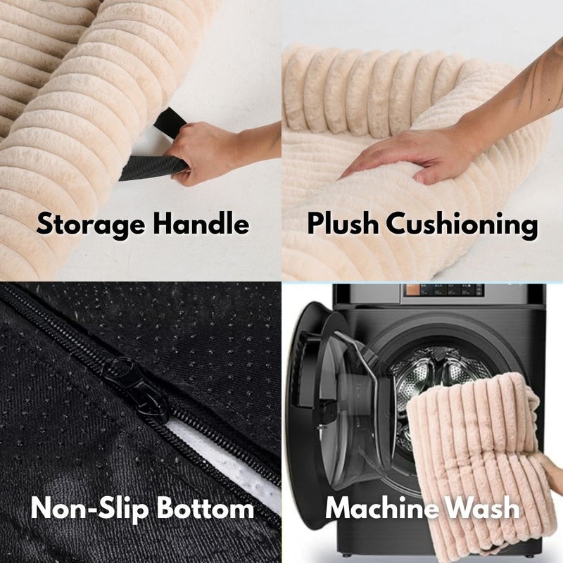 Luxus Sofa-Schonbezug Hundebett - Beige