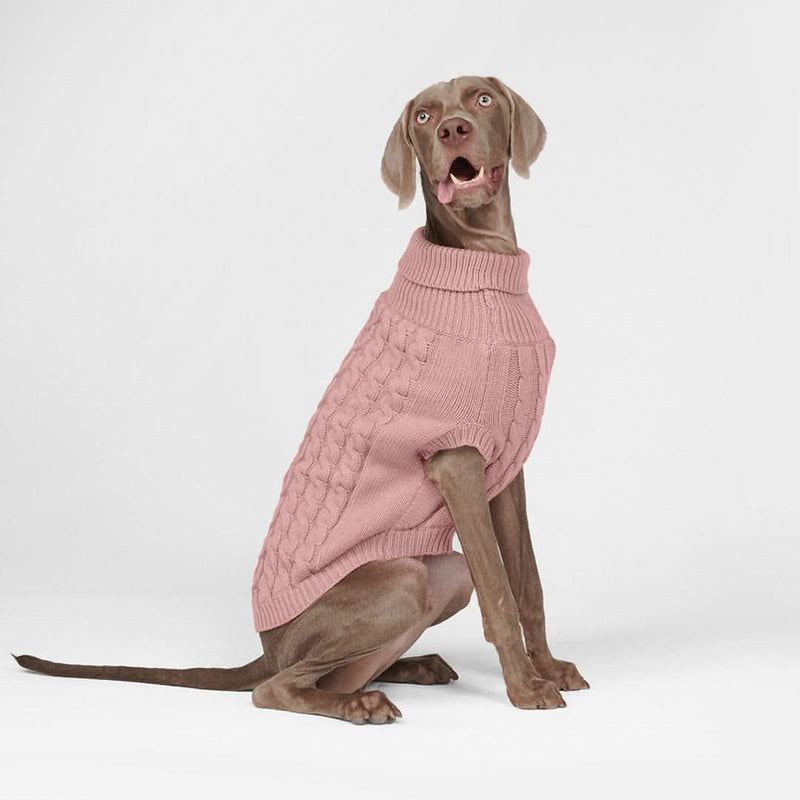 Strickpullover für Hunde - Rosa