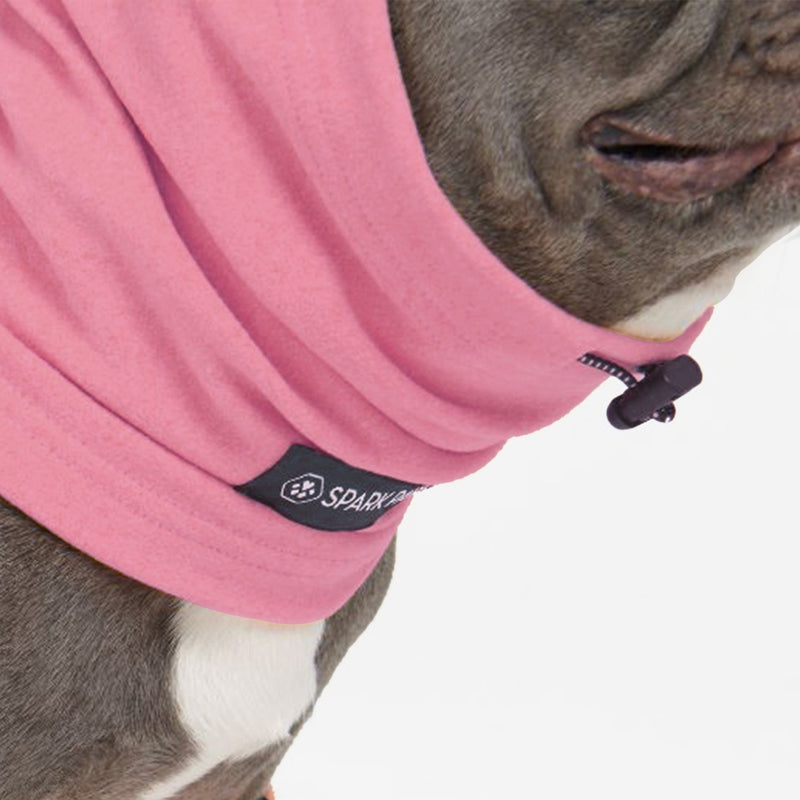 Beruhigender Hund-Ohrenschützer gegen Angst - Rosa