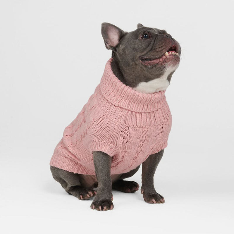 Strickpullover für Hunde - Rosa