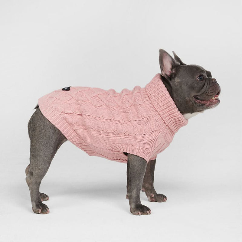 Strickpullover für Hunde - Rosa
