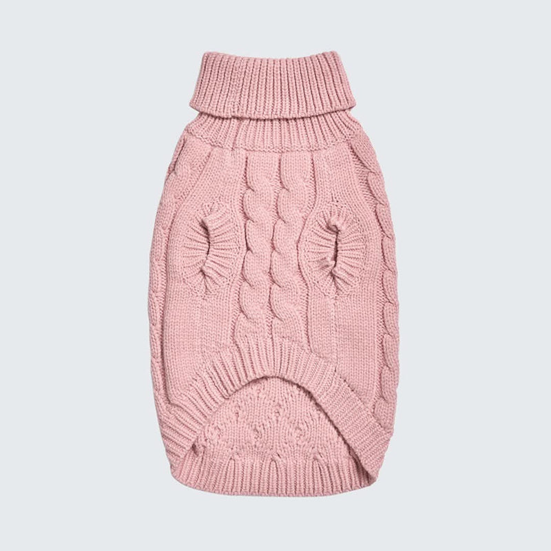 Strickpullover für Hunde - Rosa