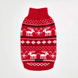 Gestrickter Hundepullover - Dasher Rot