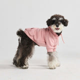 Essentielles Hunde Hoodie - Blassrosa