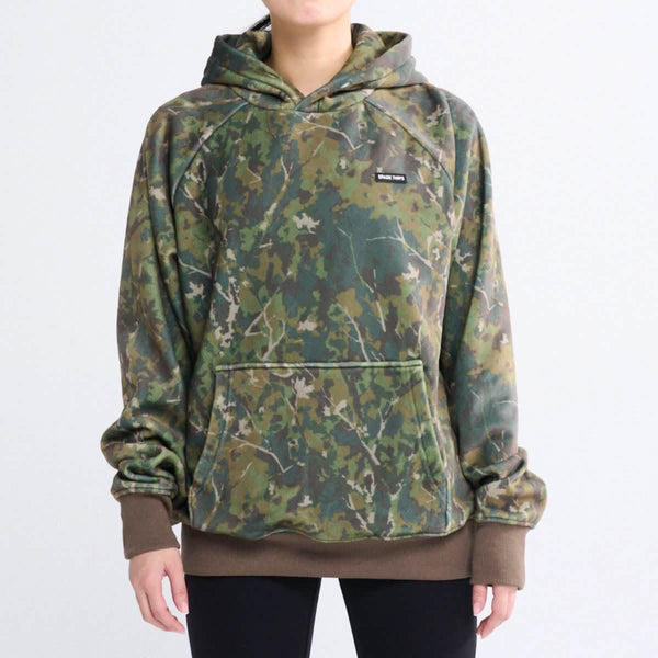 Betonholz-Human-Hoodie – Moos