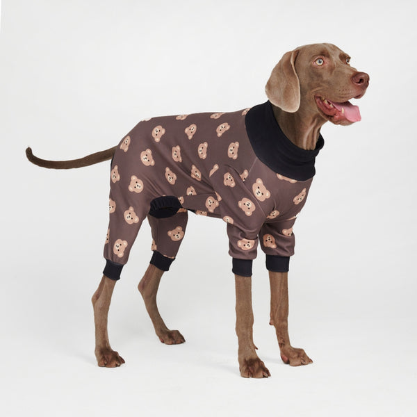 Hunde-Pyjama - Bär Schwarz