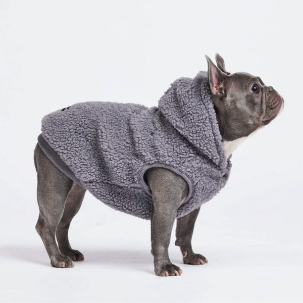Teddy Sherpa Hundejacke - Grau