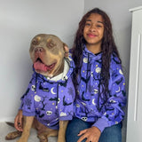 Halloween Hundehoodie - Lila