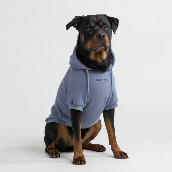 Essentielles Hunde Hoodie - Schieferblau