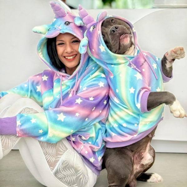 Halloween Hund Hoodie - Einhorn