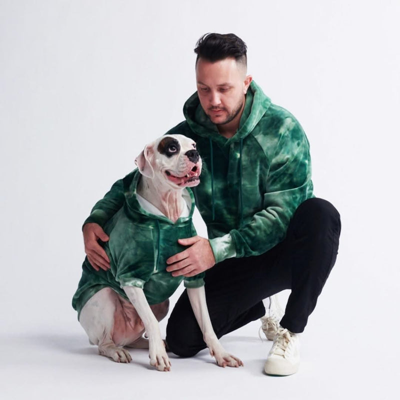 Velvet Human Kapuzenpullover - Smaragdgrün