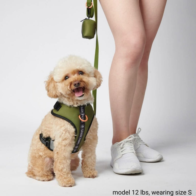 Superweiches Activewear Hundegeschirr - Grün